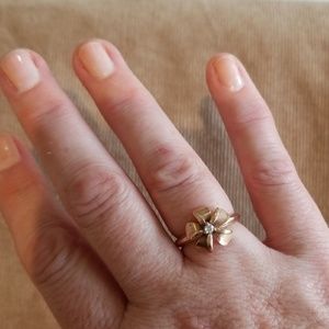 NaHoku Plumeria Ring